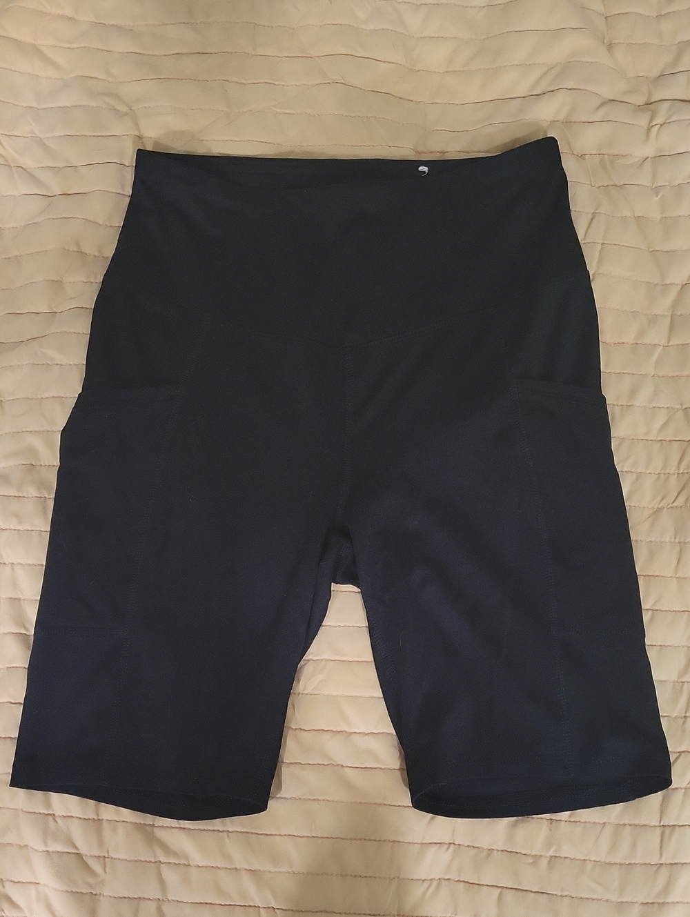 Maurices Black High-Rise Bike Shorts with Side Pockets